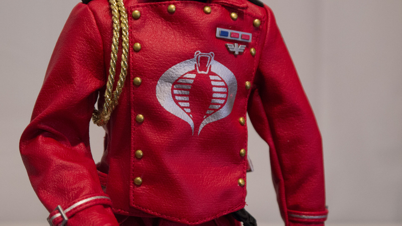 Illustration for article titled Cobra's Elite Makes the Miniature Red Leather Jacket Look Good